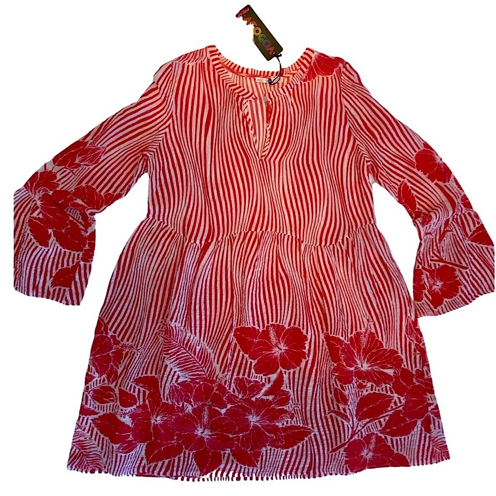 Agoagoa Cotton Midi Dress / Swim Coverup